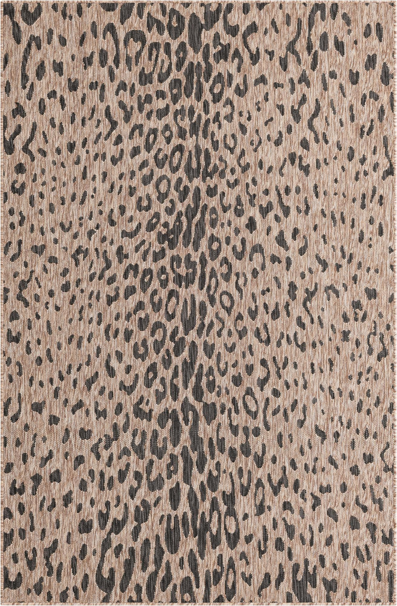 5' 3 x 8' Winterberry · Animal print Outdoor Rug, natural