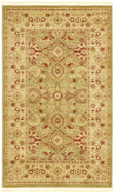 3' 3 x 5' 3 Ember · Border rug