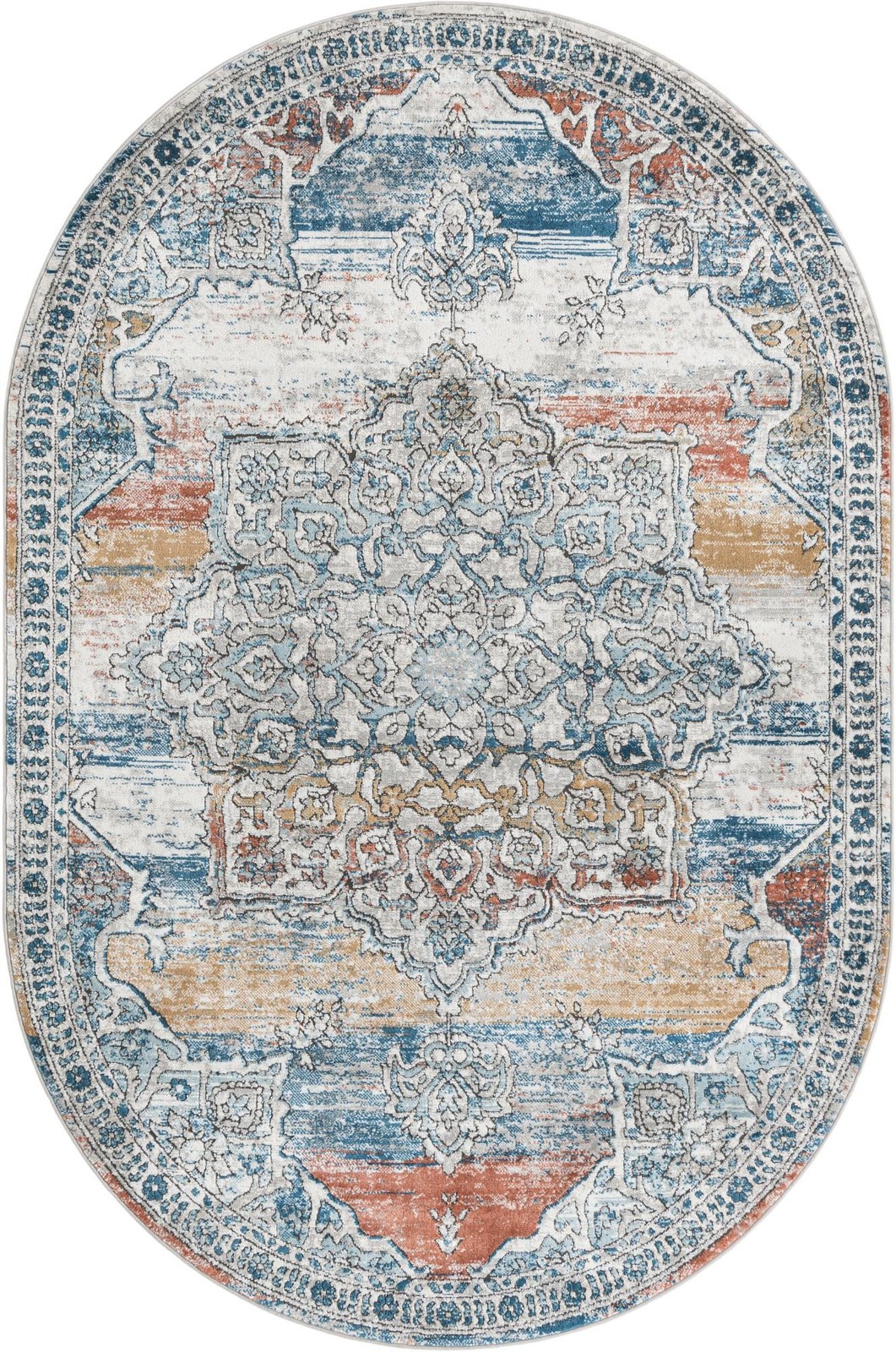 6' x 9' Wade · Medallion rug, multi
