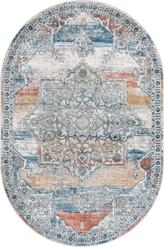 6' x 9' Wade · Medallion rug, multi