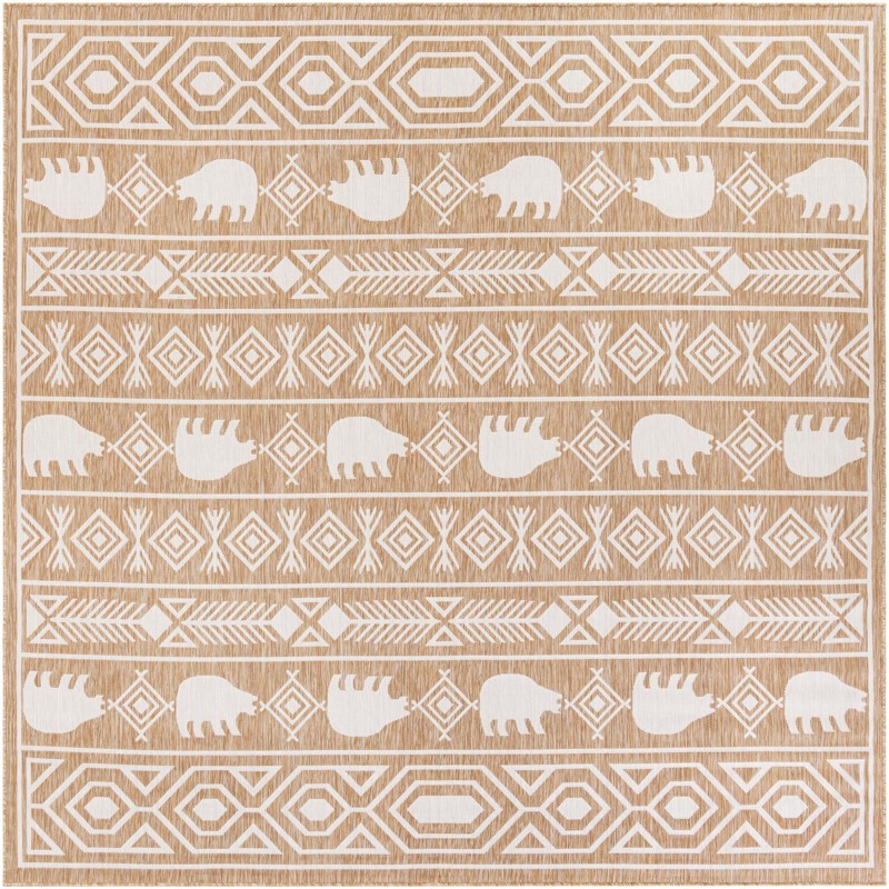 Ralston · Border Outdoor Rug, taupe