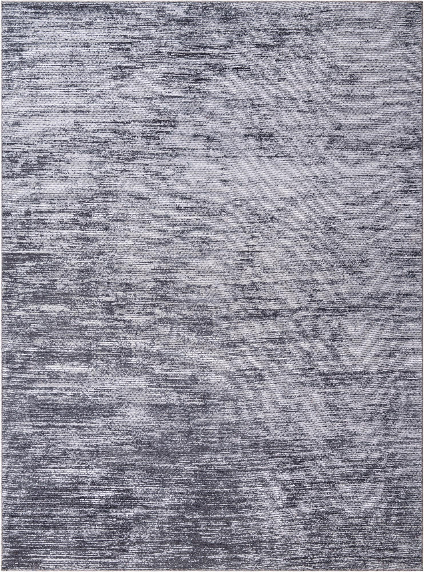9' x 12' Prewitt · Gradient lines rug, gray and ivory