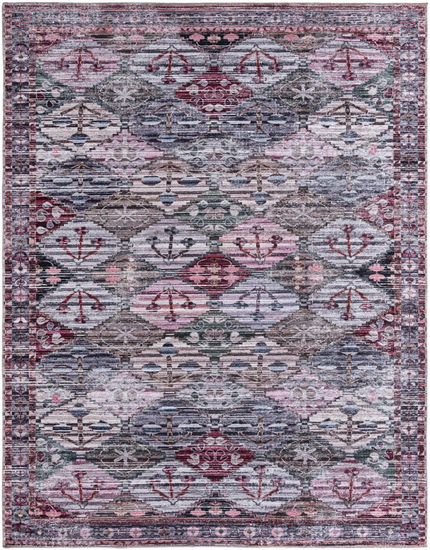 10' 6 x 13' Radley · Geometric diamond Washable Rug, multi
