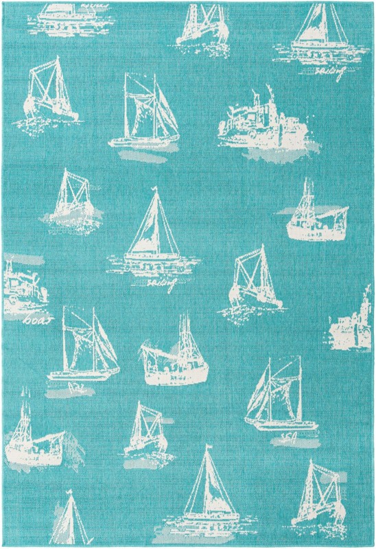 6' x 9' Desmond · Pictoral Outdoor Rug, teal
