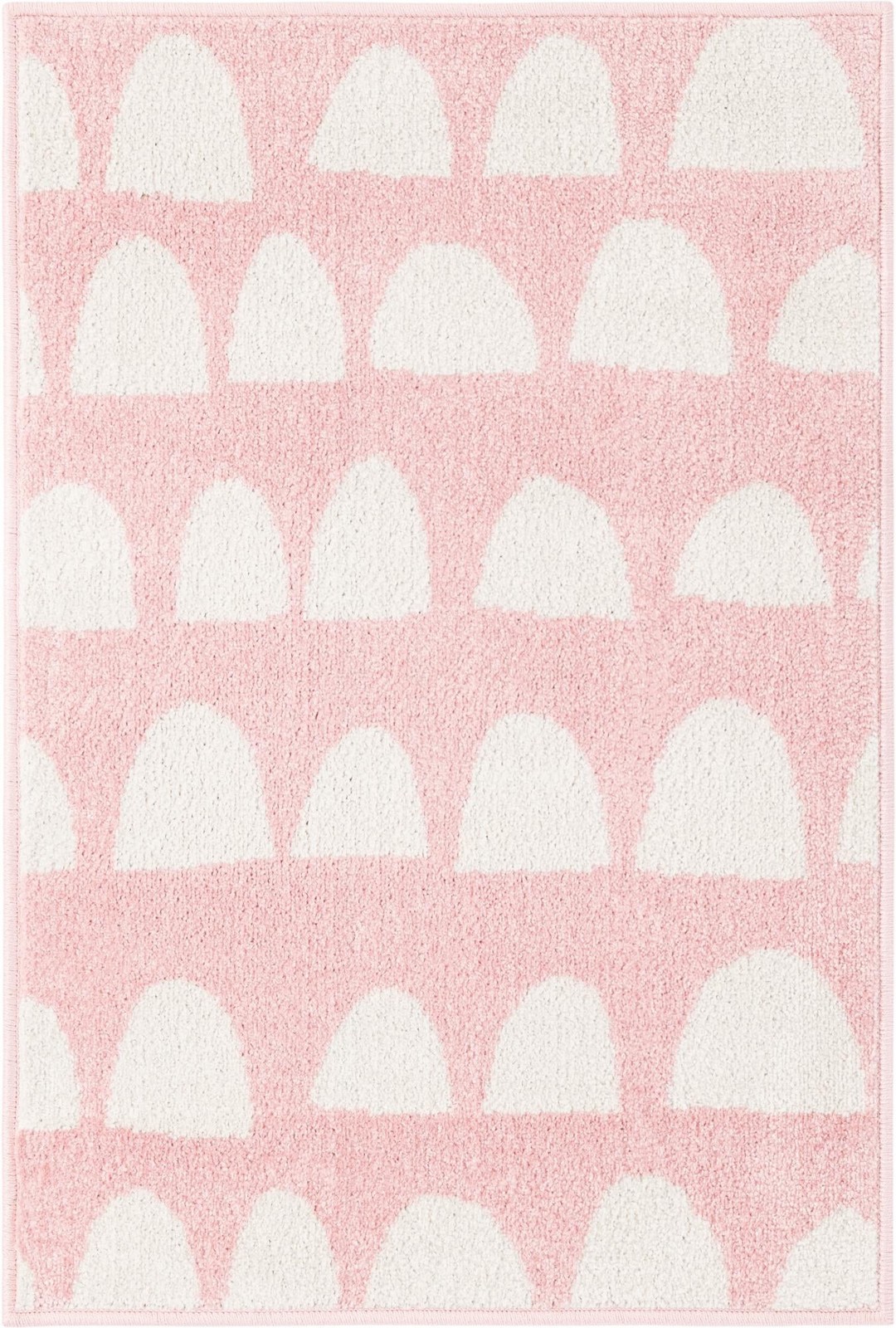 2' 2 x 3' Halloran · Geometric rug, pink