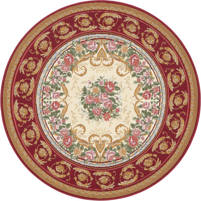 4' x 4' Lomax · Border Outdoor Rug