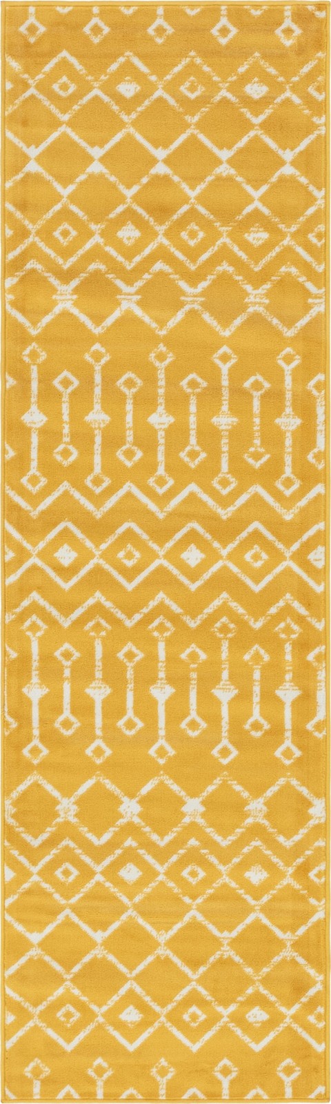 2' 6 x 8' 2 Dudley · Chevron rug, yellow