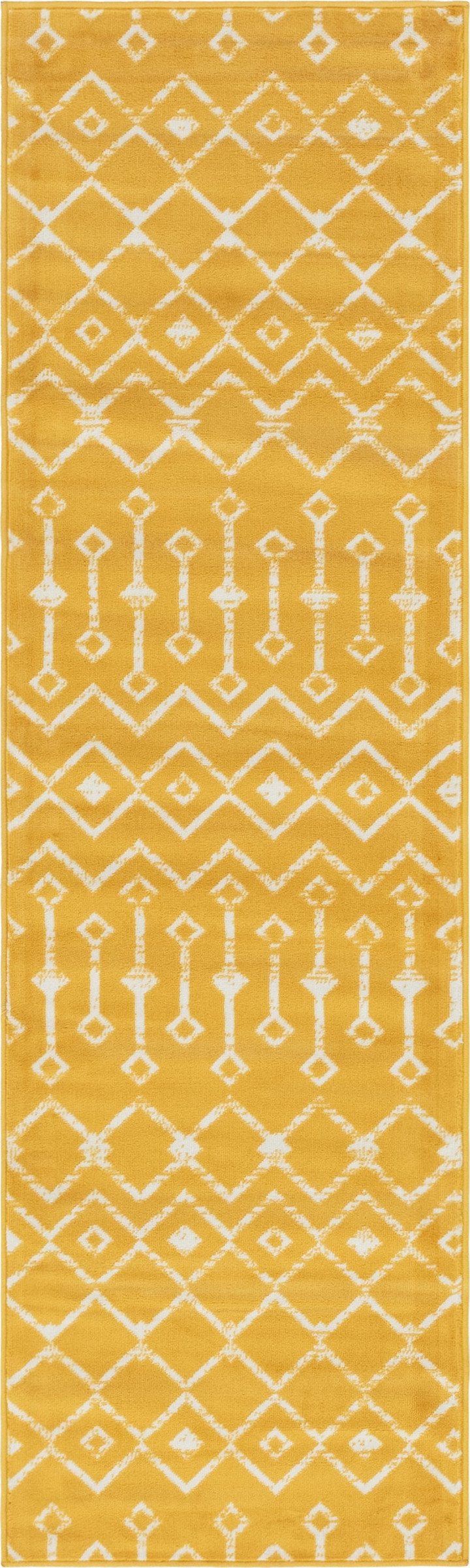 2' 6 x 8' 2 Dudley · Chevron rug, yellow
