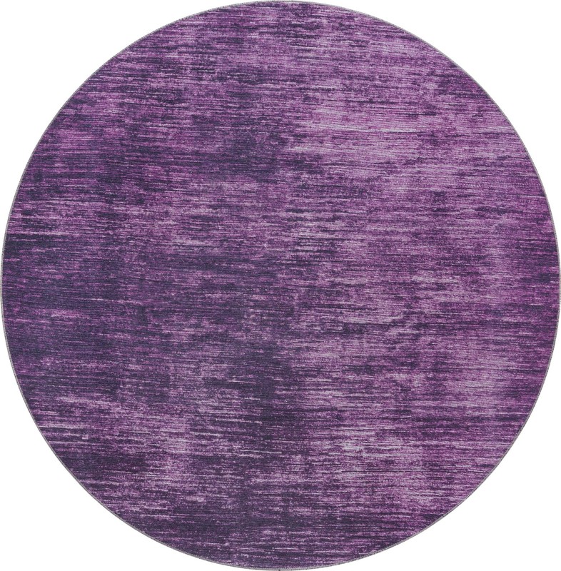 7' 7 x 7' 7 Prewitt · Solid rug, purple