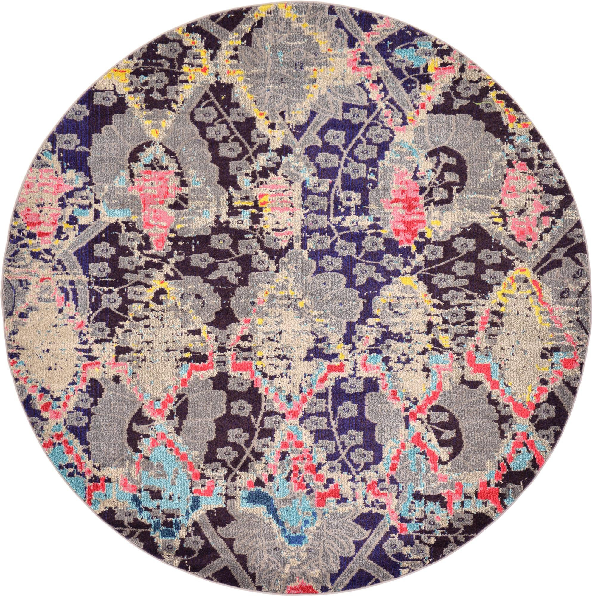 8' x 8' Reno · Medallion Washable Rug