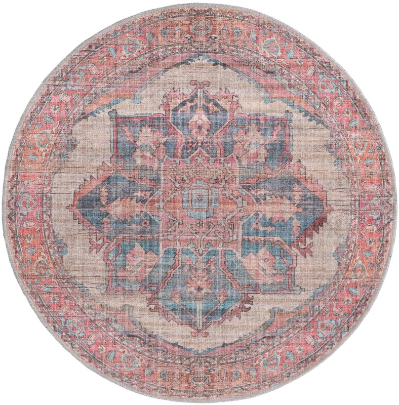 4' x 4' Hinton · Border Washable Rug