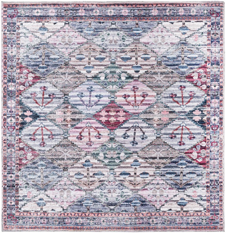 5' 3 x 5' 3 Radley · Geometric diamond Washable Rug, multi