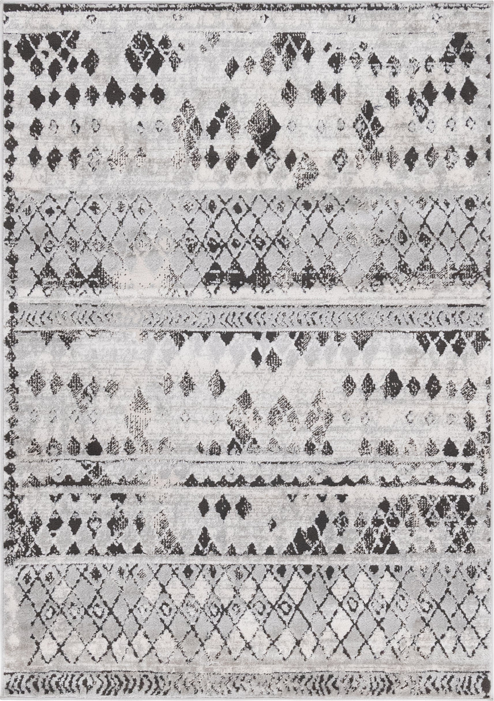 4' x 6' Collier · Diamond rug