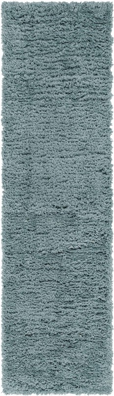 2' 7 x 10' Olympia · Solid shag rug, slate blue