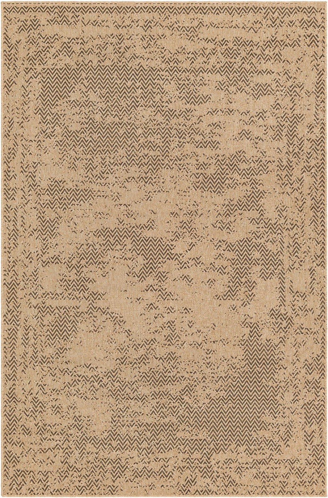6' x 9' Axton · Chevron rug, natural