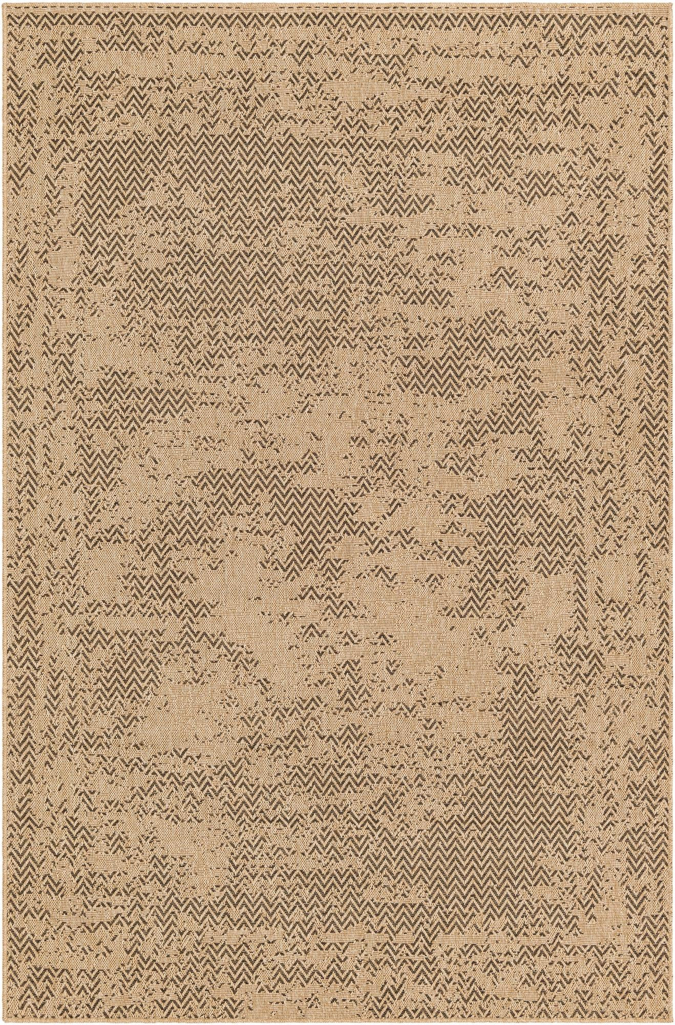 6' x 9' Axton · Chevron rug, natural