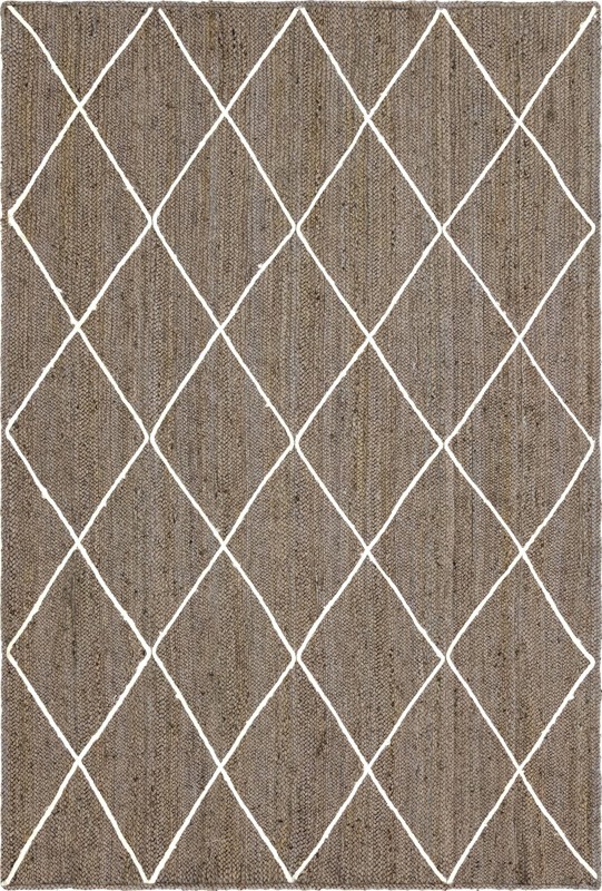 Bishop · Diamond Braided Jute Rug