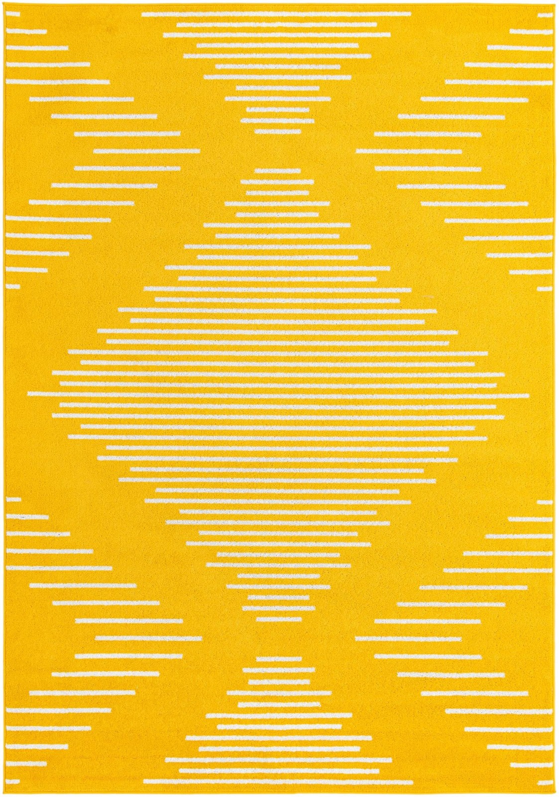 7' x 10' Knox · Diamond rug, yellow