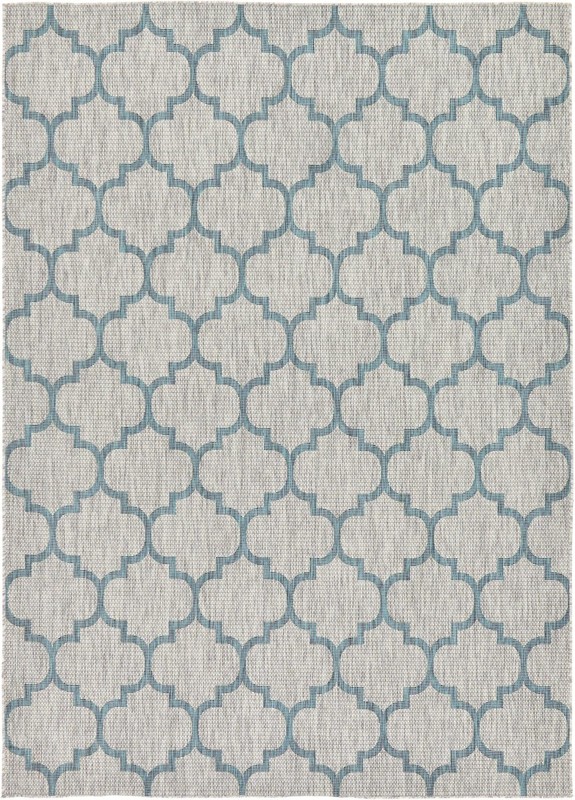 7' 10 x 11' Fanshawe · Geometric Outdoor Rug