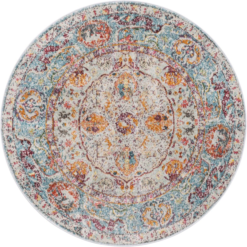 4' x 4' Lyme · Medallion rug