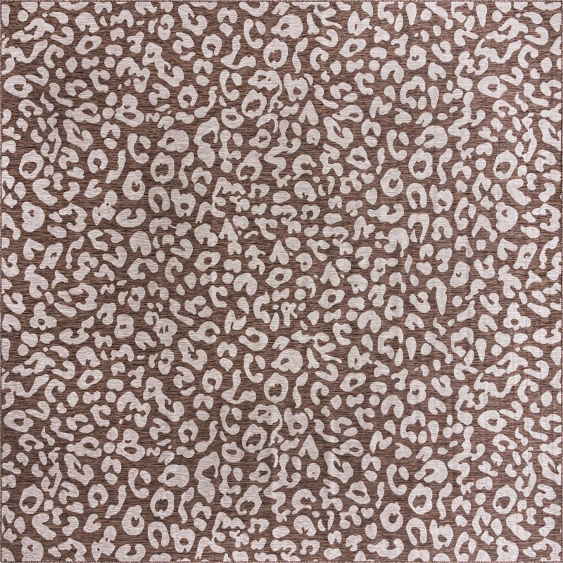 Cardamom · Animal print Outdoor Rug, brown