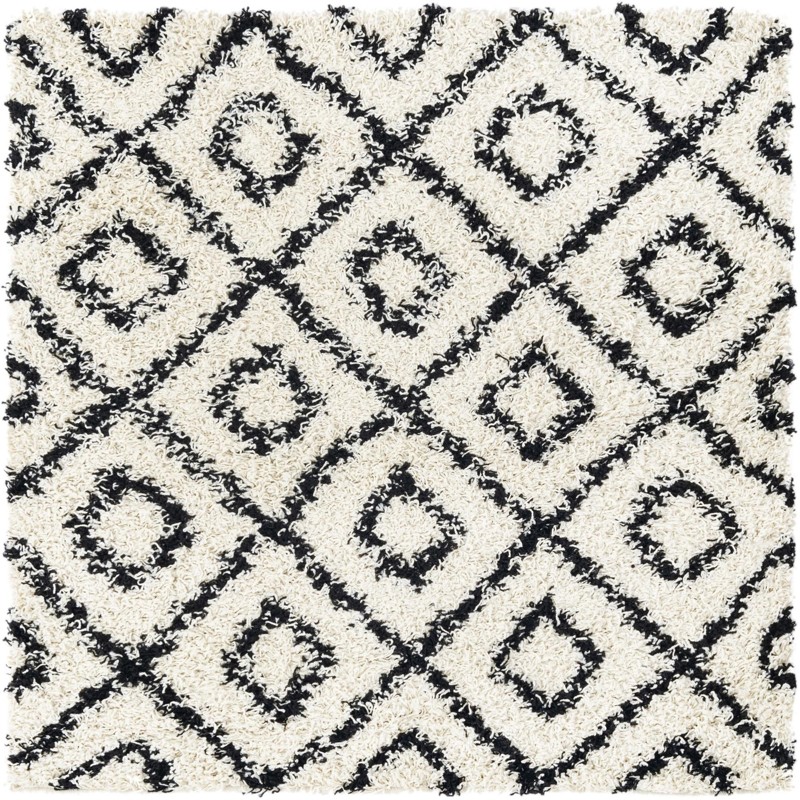 4' x 4' Brock · Diamond Shag Rug