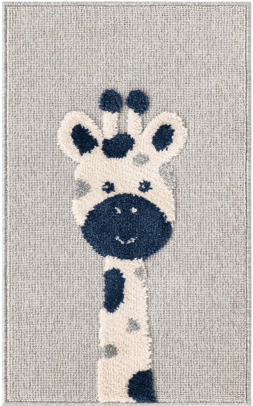 2' x 3' Lorimer · Animal print rug, gray