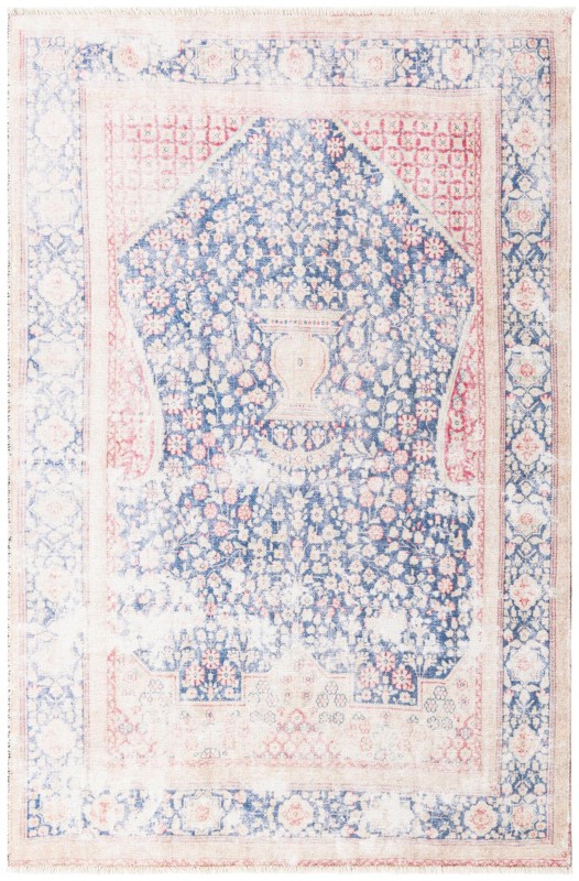 Ruidoso · Border rug, navy blue