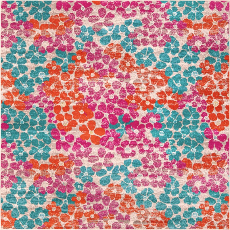 Portage · Floral / botanical rug, multi