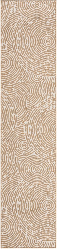 2' 7 x 12' Grafton · Abstract Outdoor Rug, taupe