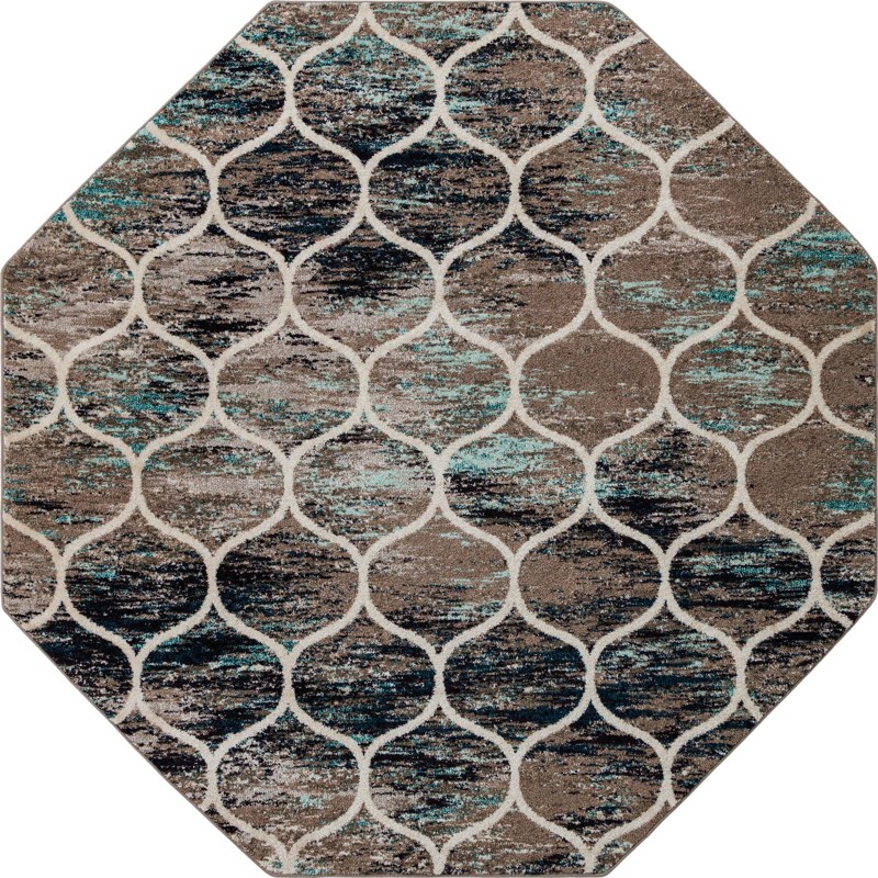 7' 10 x 7' 10 Ingram · Lattice rug