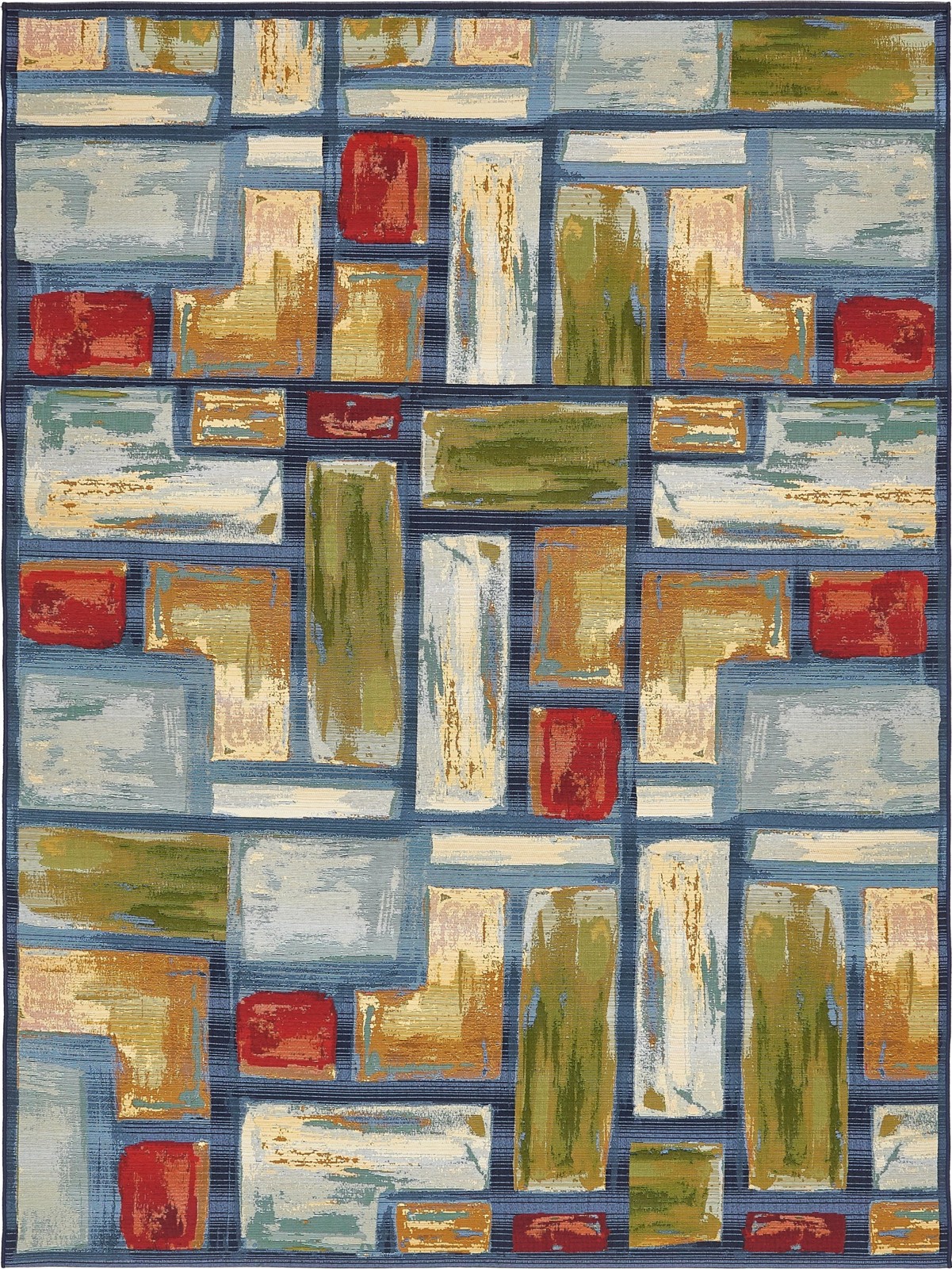 8' x 11' 4 Lomax · Abstract Outdoor Rug