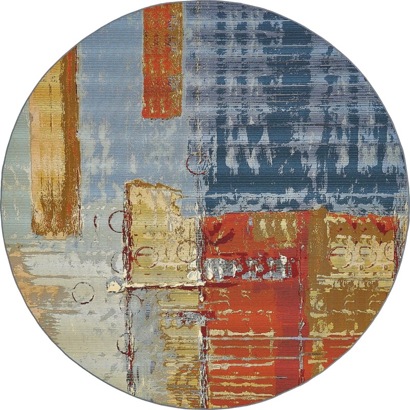 8' x 8' Lomax · Abstract Outdoor Rug