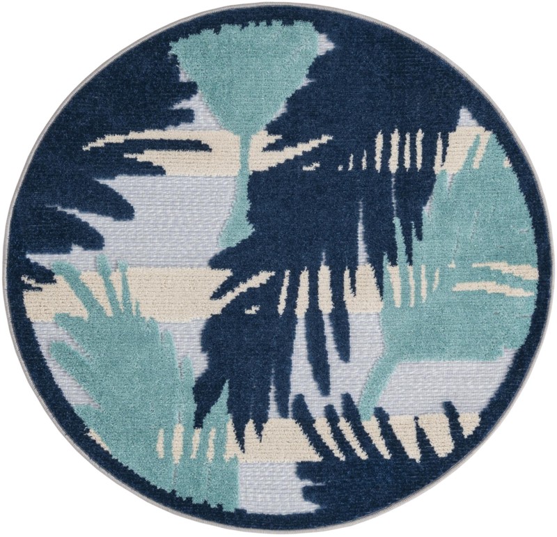 3' 3 x 3' 3 Fargo · Abstract Outdoor Rug