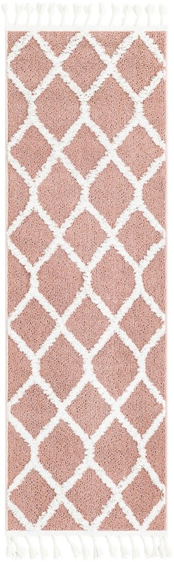 2' x 6' Kirkwood · Geometric rug, pink