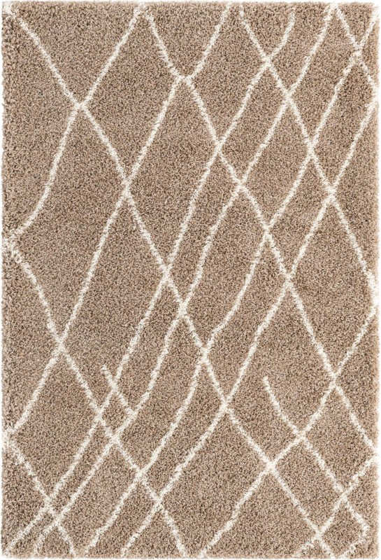 Clearbrook · Diamond Shag Rug, khaki