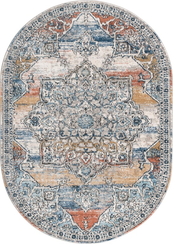 5' 3 x 8' Wade · Medallion rug, multi