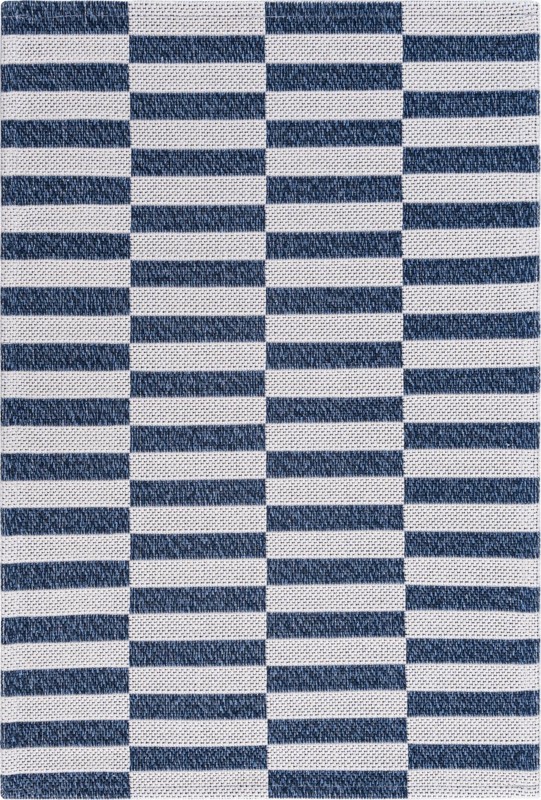 Wakefield · Geometric rug, navy