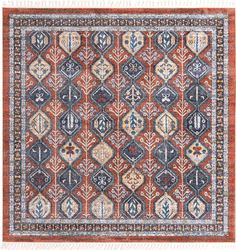 10' x 10' Carver · Border rug