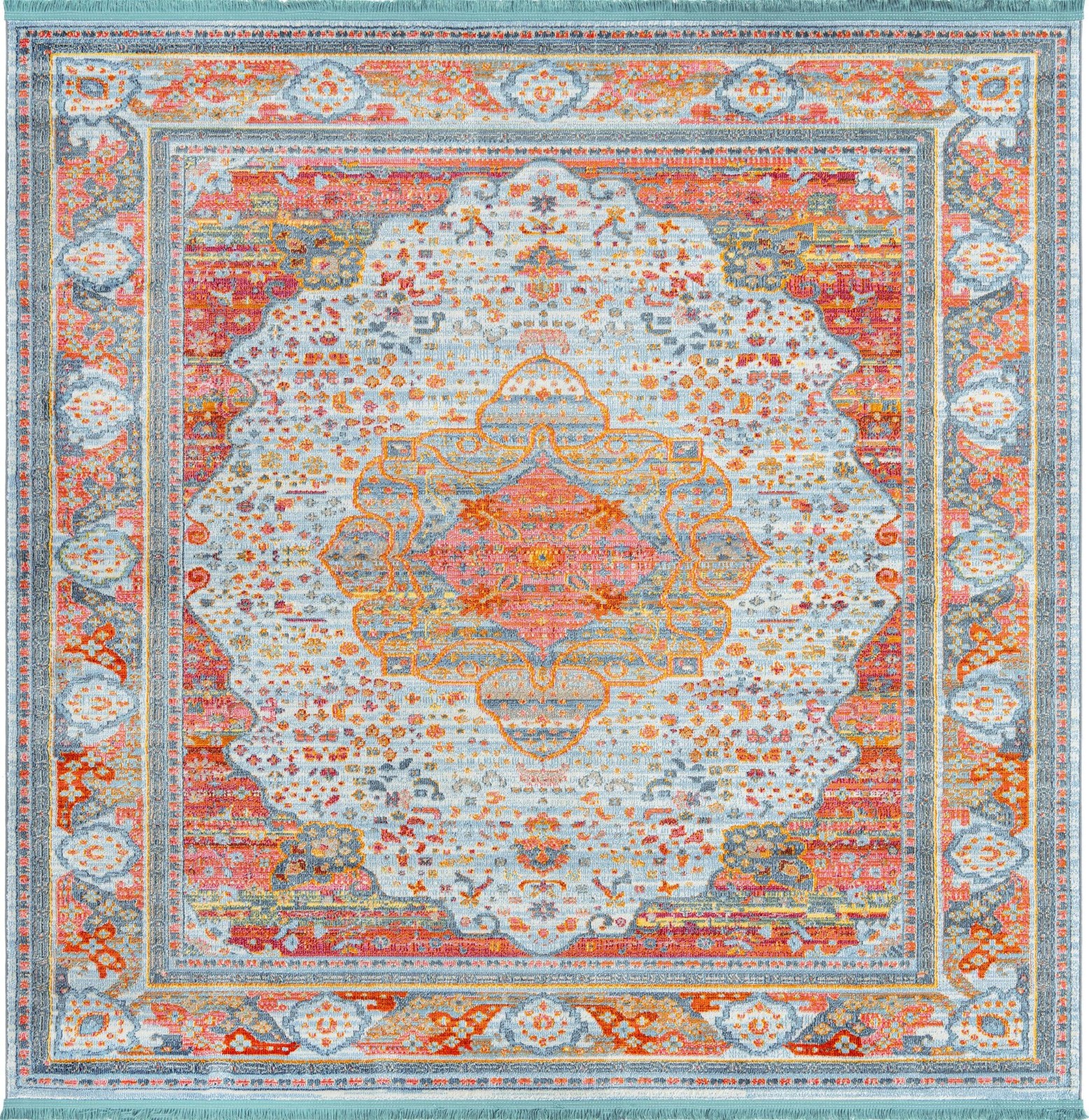8' x 8' Lanier · Border rug