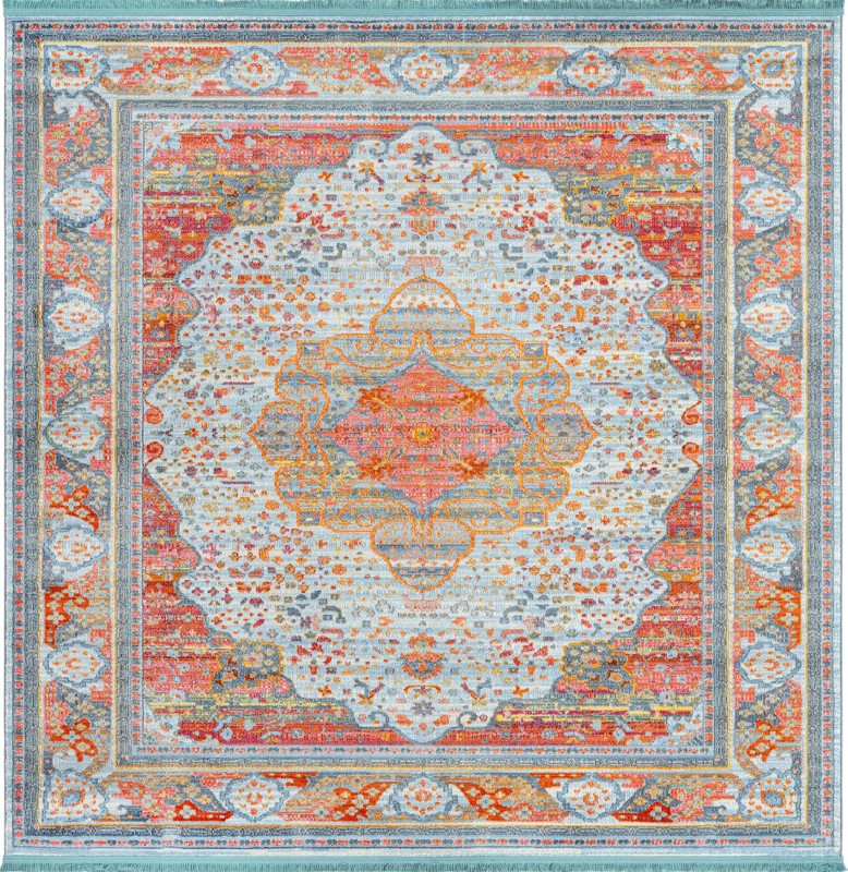 8' x 8' Lanier · Border rug