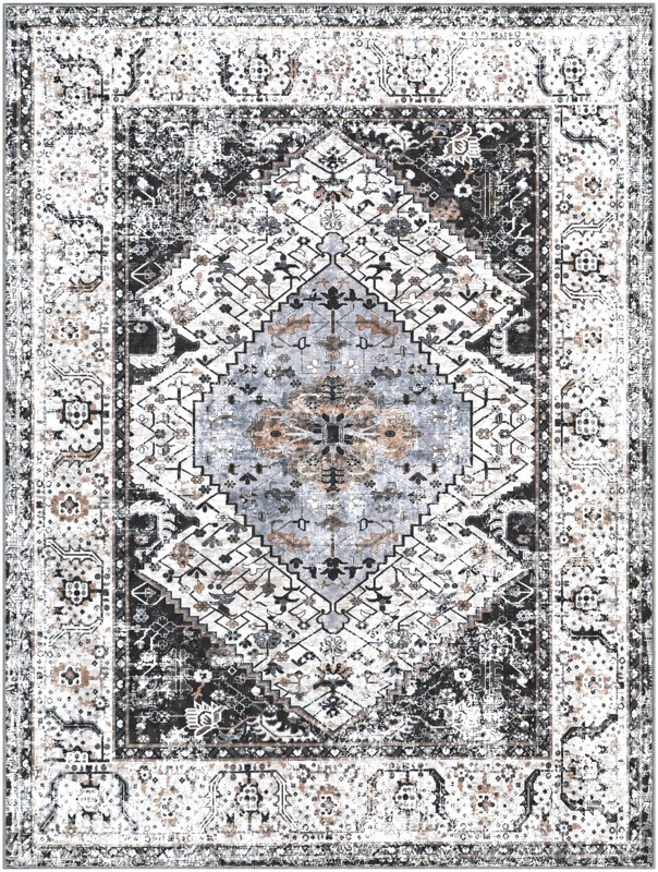 Tatlock · Border rug, ivory almond