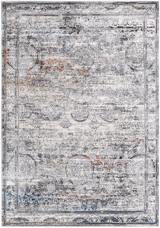 4' x 6' Thrupp · Border rug, multi