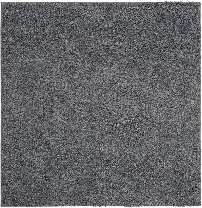 4' x 4' Calvert · Solid Shag Rug, pebble gray
