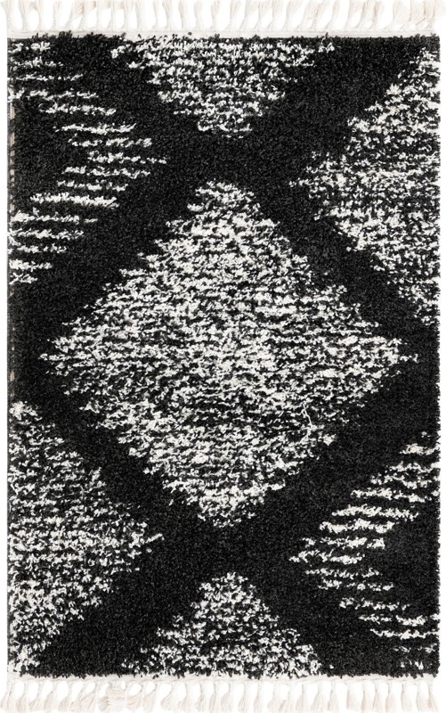 4' x 6' Cobble · Diamond Shag Rug