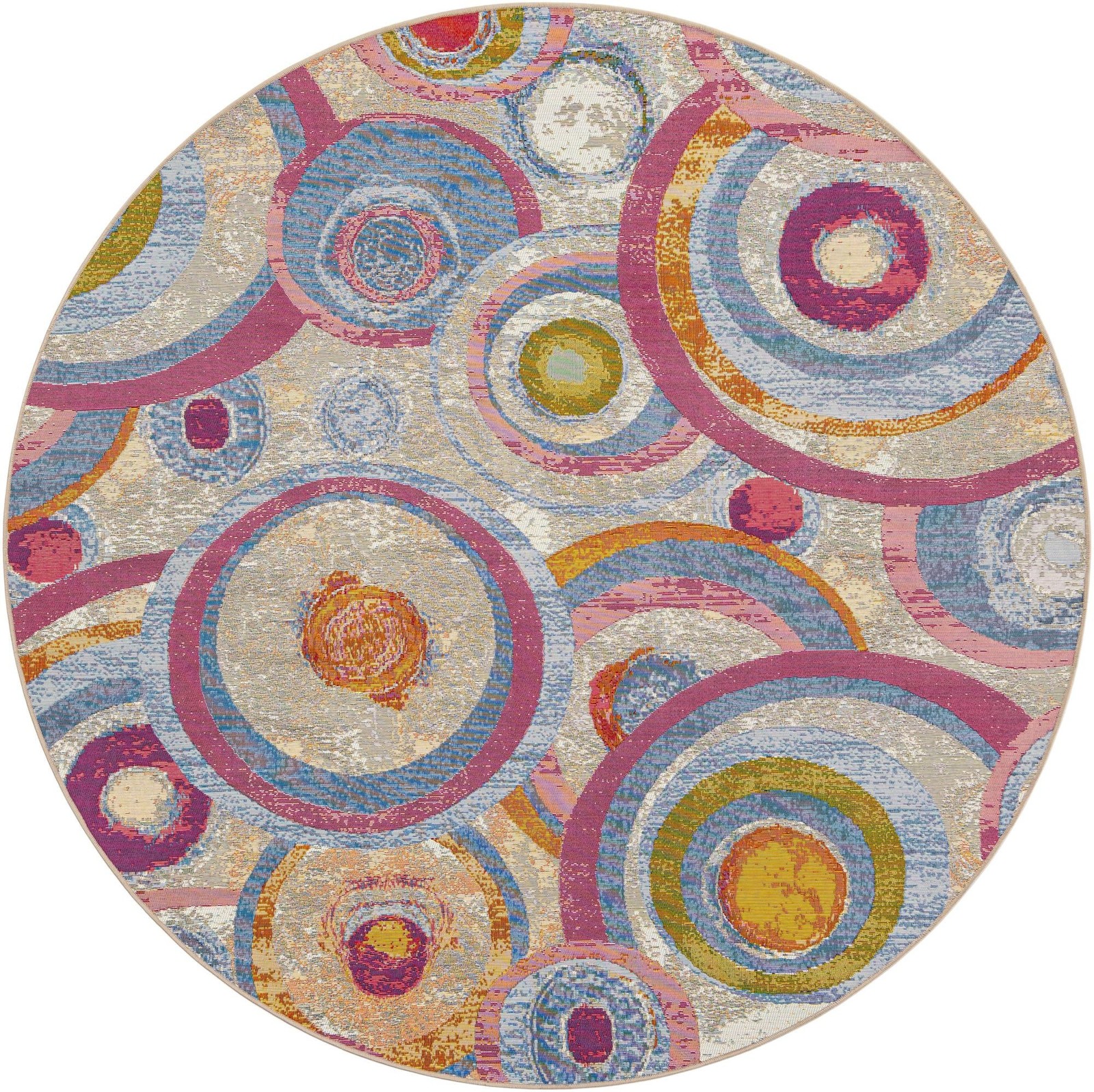 7' 10 x 7' 10 Lomax · Abstract Outdoor Rug