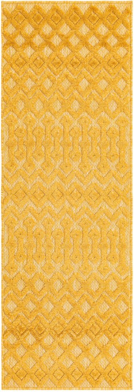 Creed · Border Outdoor Rug, yellow