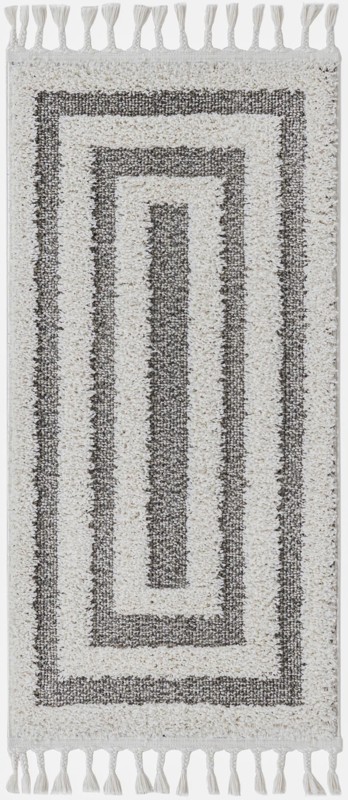 Rickard · Border rug, gray