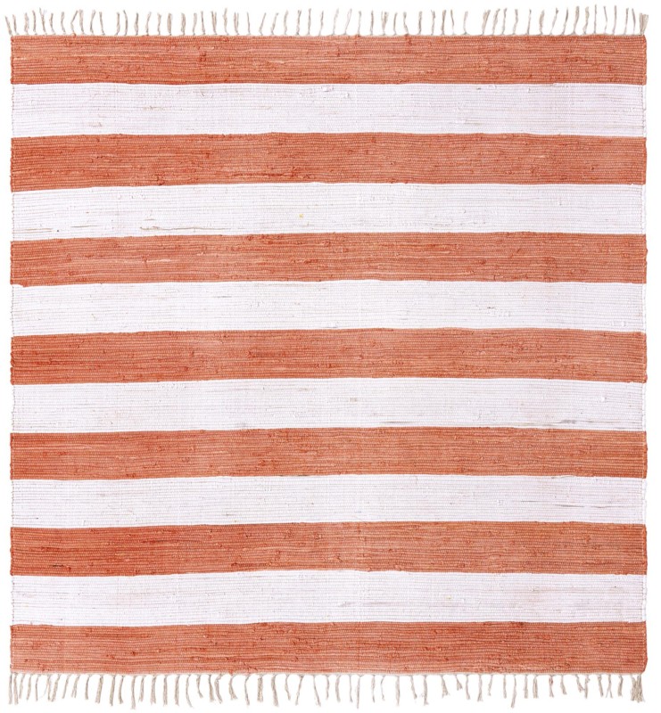 7' 10 x 7' 10 Flagstaff · Striped Chindi Rug