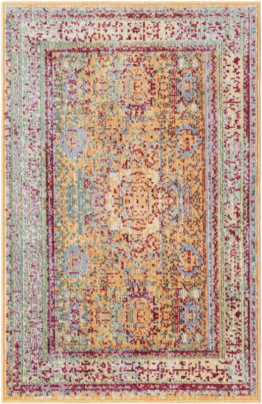 2' x 3' Delmar · Border rug